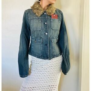 Vintage Rustic Denim Jacket